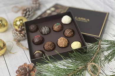 Ассорти из 10 сырных конфет "Larka Chocolates"