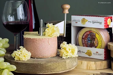 Сыр Тет де Муан подарочный набор 51% "Margot Fromages S.A" 400г